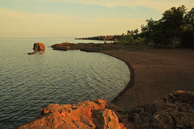 Gooseberry Falls State Park on Minnesota's North Shore of Lake