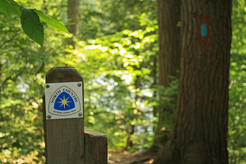 river trail marker