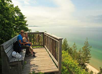 Camping at the Ends of M22 – Betsie River, Leelanau and TC